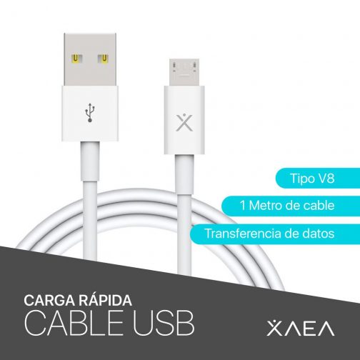 Cable usb mod 73 qualy - xaea - v8 - 1 mts